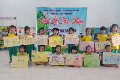 Hội thi vẽ tranh dành cho trẻ 5 tuổi cấp trường năm học 2020-2021 chào mừng ngày 20/11