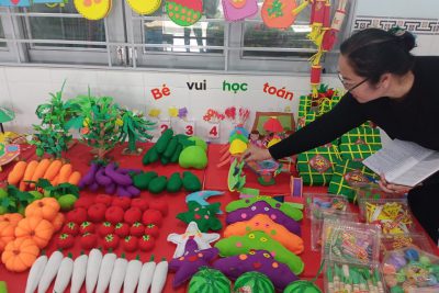 hội thi chấm đồ dùng, dồ chơi chào mừng ngày lễ 20/11/2021